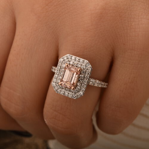 LUXURIANT DIAMOND- VS Rosa und VS-EF weißer Labor Diamant Ring in 585 Weiß- und Roségold - 2,50 ct. image number 4